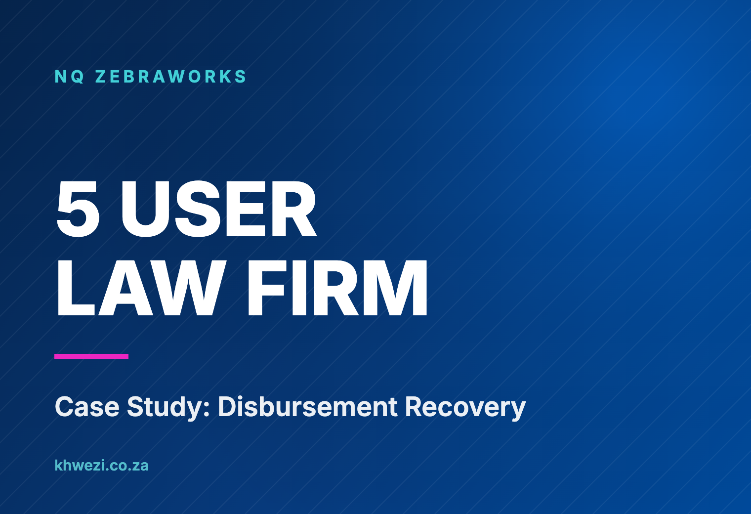 Small law firm cost recovery results at a five-user Rosebank practice